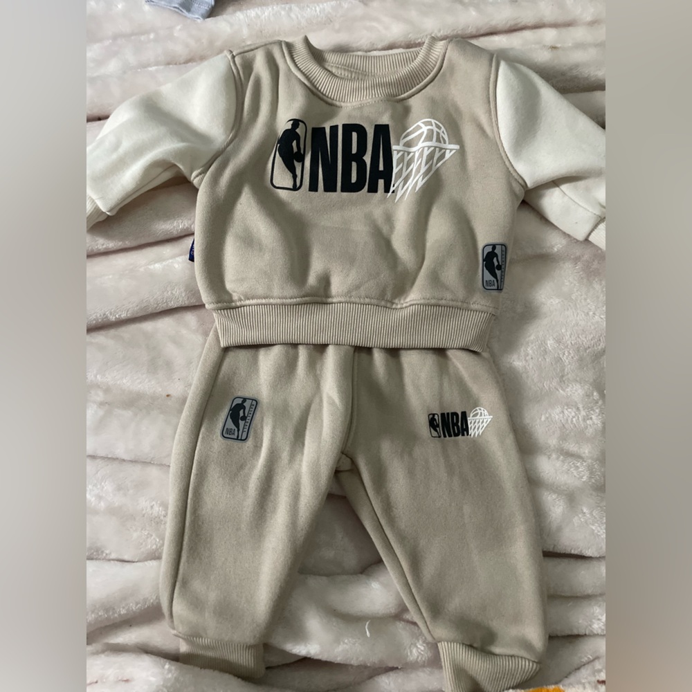 NBA Cream and White set